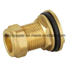 ISO9001 Certified Brass Forged Tank Connector (AV7006)